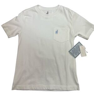 NWT Johnnie O Dale White Pocket T Shirt size 7